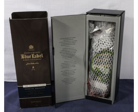 A bottle of Johnnie Walker Blue Label blended Scotch whisky, 1 litre.  The Cask Edition, Special Release 