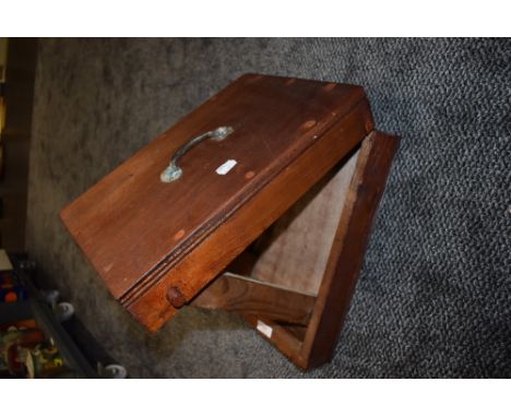 A portable hand made artist easel with inner storage