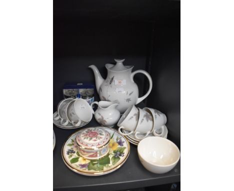 A part tea service by Royal Doulton in the Tumbling Leaves design and similar