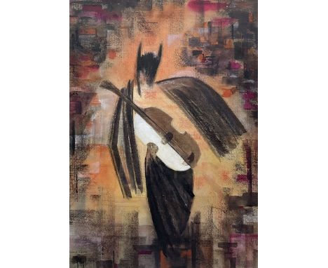 Louis Reed (Irish 1886-1977): 'Mephisto Valse', mixed media signed, titled with artist's address Ashens, Crawfordsburn, Co. D