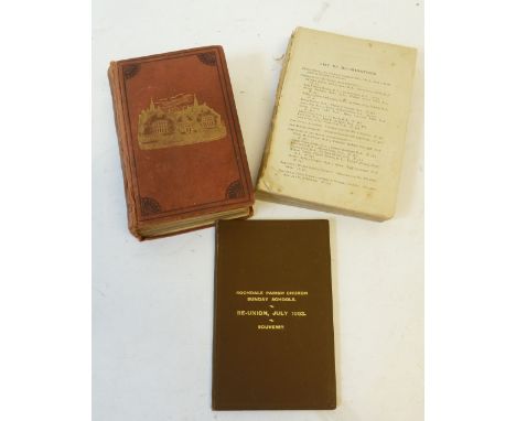 ROBERTSON, WILLIAM, 'THE SOCIAL AND POLITICAL HISTORY OF ROCHDALE ', published by the author and illustrated by B.C BRIERLEY,