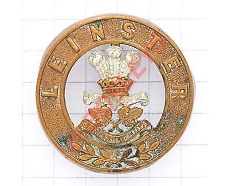 Irish. The Leinster Regiment (The Prince of Wales’s Royal Canadians), OR’s helmet plate centre 1881-1914. A good die-stamped 