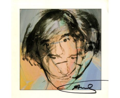 Artist: Andy Warhol (American, 1928 - 1987). Title: "Self-Portrait [print]". Medium: Original color offset lithograph. Date: 