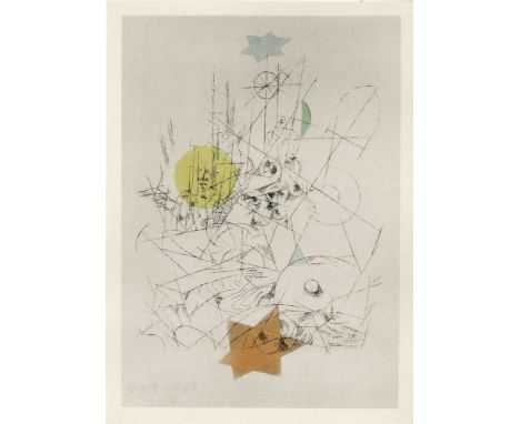 Artist: Paul Klee (Swiss/German, 1879 - 1940). Title: "Zerstoerung und Hoffnung ["Destruction and Hope"]". Medium: Original c