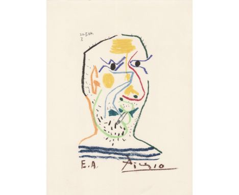 Artist: Pablo Picasso [d'apres] (Spanish, 1881 - 1973). Title: "May 20, 1964 #01 [from the suite 'Le Gout du Bonheur,' image 