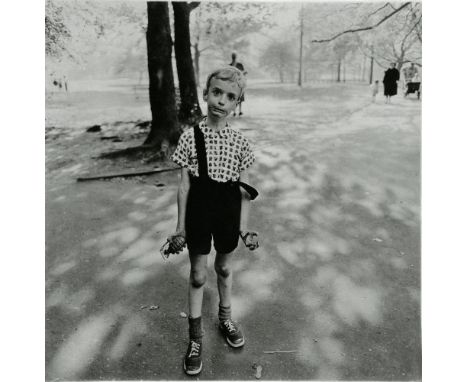 Artist: Diane Arbus (American, 1923-1971). Title: "Child with a Toy Hand Grenade in Central Park, New York [medium format]". 