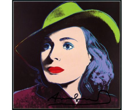 Artist: Andy Warhol (American, 1928 - 1987). Title: "Ingrid Bergman: With Hat (05)". Medium: Color offset lithograph. Date: C