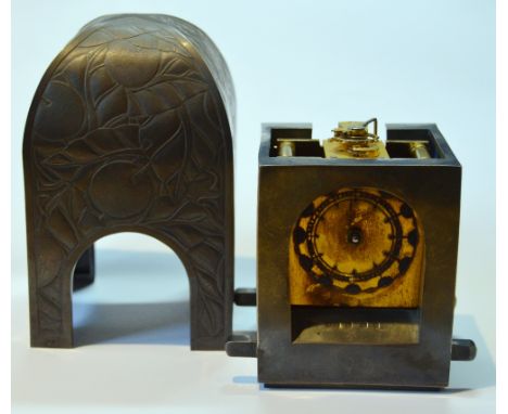 Michael Lloyd (British, b. 1950) Silver-cased carriage clock, hallmarks for Edinburgh, date letter S, probably 1992, the cloc