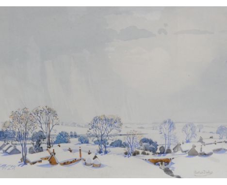 Alastair Dallas (Scottish, 1898 - 1983) Sheareraw Farm, Carlton, Borgue, Kirkcudbright Signed, watercolour, 25cm x 35cm.&nbsp