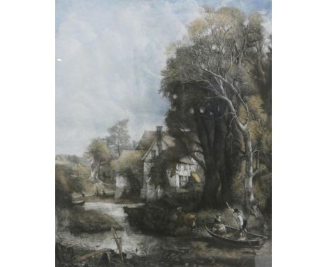 GC Fitzgerald after John Constable (British, 1776 - 1837) The Glebe Farm Signed C Fitzgerald to lower margin, artist's proof,