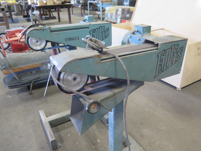 Ellis mdl. 6000 2 ½” Pedestal Belt Sander s/n 60BG2810