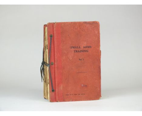 Second World War Small Arms Training, Vol. 1, containing twenty-three pamphlets in original boards comprising Pamphlet No. 1 