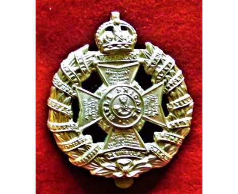 Rifle Brigade (The Prince Consort's Own) Cap Badge (White-metal), Slider. K&amp;K: 705-Rifle Brigade (The Prince Consort's Ow