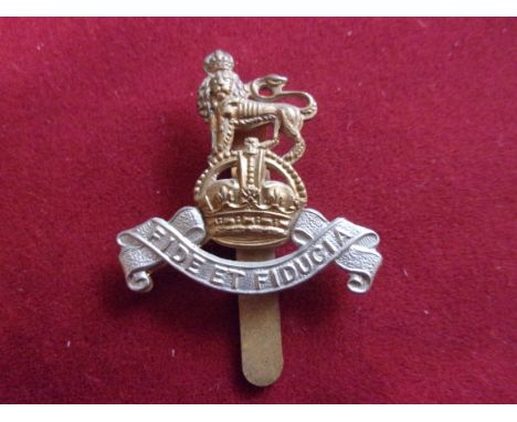 Royal Army Pay Corps WWII Beret Badge (Bi-metal), slider, design issued in 1952.  K&amp;K: 2136