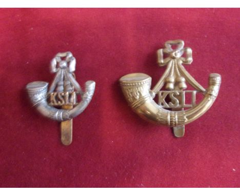 King's Own (Yorkshire Light Infantry) WWI Other Ranks Cap Badge (Brass), slider. K&amp;K: 671-King's Own (Yorkshire Light Inf