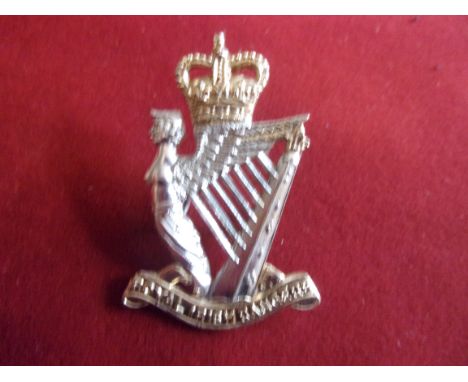 The Royal Irish Rangers (27th (Inniskilling), 83rd and 87th) EIIR Cap Badge (Anodised), two lugs. K&amp;K: 2047