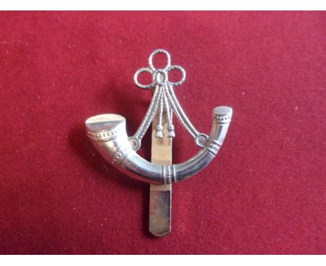 Light Division Band Cap Badge (Nickel-finished brass), slider.