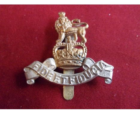 Royal Army Pay Corps EIIR Beret Badge (Bi-metal), slider, design issued from 8th September 1954 and made J.R. Gaunt.  K&amp;K