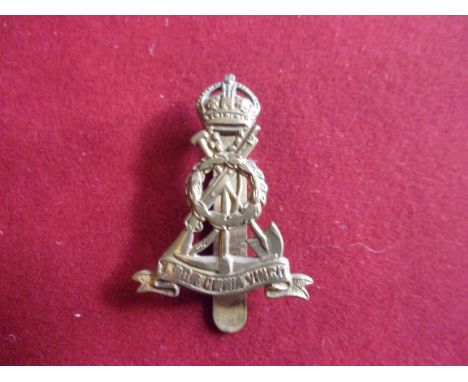 Royal Pioneer Corps Beret Badge (Gilding-metal), slider, in a smaller size for wear on the Beret, sealed 31st October 1947. K