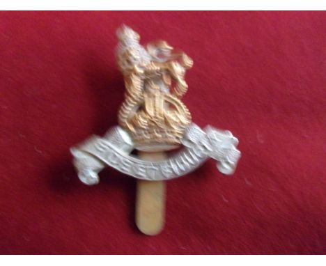Royal Army Pay Corps WWII Beret Badge (Bi-metal), slider, design issued in 1953 and made by Gladman &amp; Norman, Spencer St,