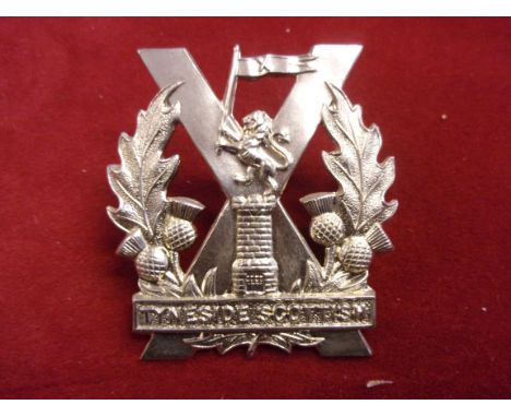 The Northumberland Fusiliers 20th, 21st, 22nd, 23rd and 29th Battalions (Tyneside Scottish) WWI Glengarry Badge (White-metal)