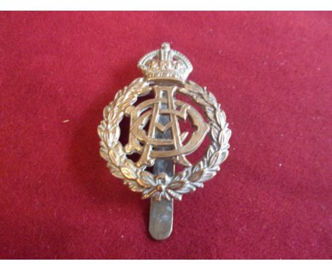 Royal Army Dental Corps Other Ranks Cap Badge (Brass), slider, formed by Royal Warrant 4th January 1921. K&amp;K: 1057