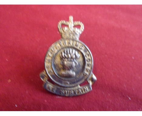 Army Catering Corps Officers Cap Badge (Gilt), two lugs. K&amp;K: 2159