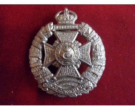 Rifle Brigade (Prince Consort's Own) WWII Side Cap Badge (White-metal), slider. K&amp;K: 2019