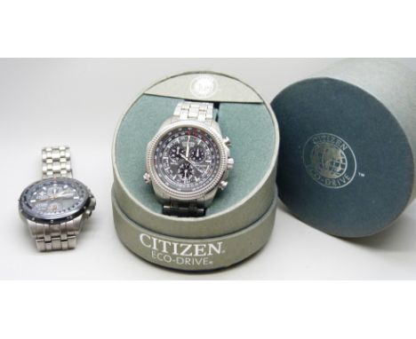 Two Citizen wristwatches 