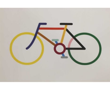 *JEREMY DELLER (b.1966) REJECTED TUBE MAP COVER ILLUSTRATION, 2007 Offset lithograph, 59 x 83cm, framed and glazed In 2007, L