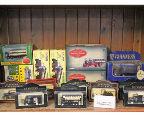 18 Guiness models including Corgi, Vanguard, Lledo etc.