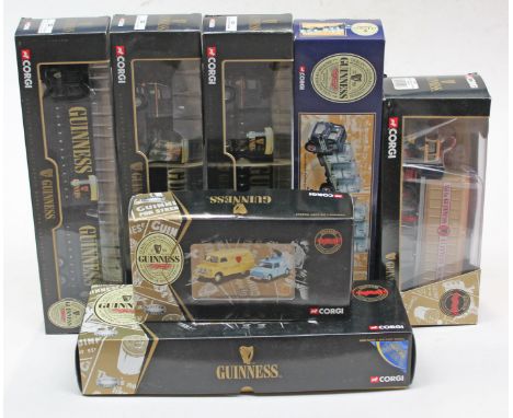 7 Corgi Guiness models.