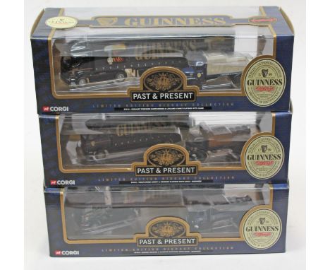 3 Corgi Past and Present Guiness models.