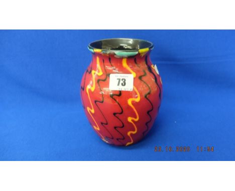 A Poole pottery vase