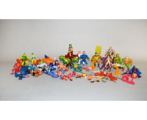 Mattel Masters of the Universe, 25 x action figures and creatures, including: He-Man; Battle Armour He-Man; Skeletor; Cringer