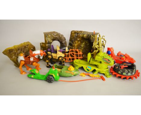 Mattel Masters of the Universe: Attak Trak; Roton; Road Ripper; Wind Raider; Dragon Walker; Stridor; Night Stalker; Fright Zo