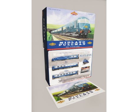 OO gauge. Bachmann 30-425 Midland Pullman Special Collectors' Edition Six Car Unit, comprising two power cars, two kitchen ca