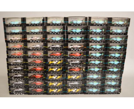 60 x Onyx 1:43 scale diecast models, mostly Formula 1 Collection. Boxed, VG.