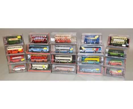 20 x Corgi Original Omnibus Collection diecast model buses. Boxed and E.