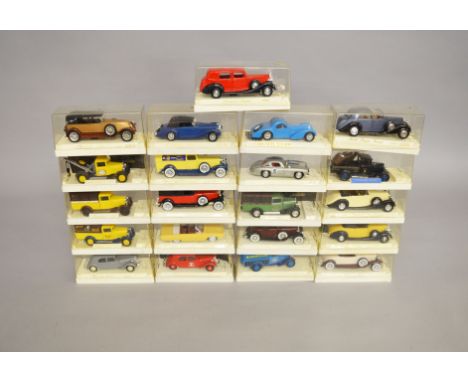 21 x boxed Age D'or Solido diecast models 1:43 scale. Overall models appear G in F/G packaging. 