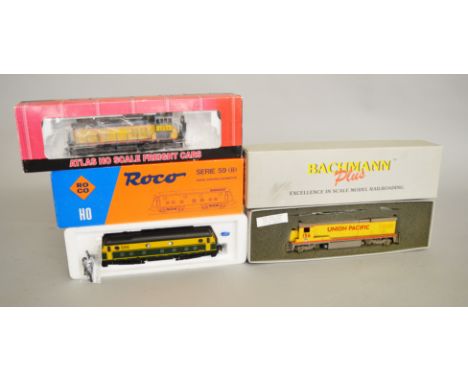 HO Gauge. One boxed Union Pacific Locomotives from the 'Bachmann Plus'  range  a B23-7 Diesel '156', G+/VG in G box and an  '