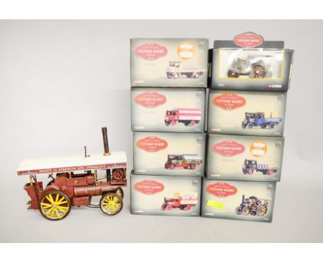 Eight boxed Corgi diecast models from their 'Vintage Glory of Steam' range. Overall models appear G+/VG in generally G/G+ pac