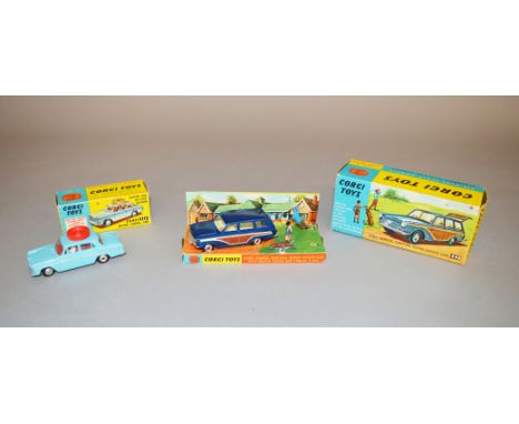 Two boxed Corgi Toys diecast models, 236 Corgi Austin A60 DeLuxe Saloon Motor School Car, G/G+ in F/G box, together with 440 