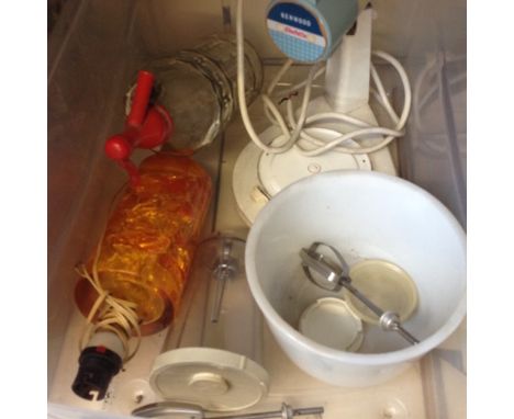 RETRO KENWOOD MIXER, LAMP AND SODA SYPHON      J1