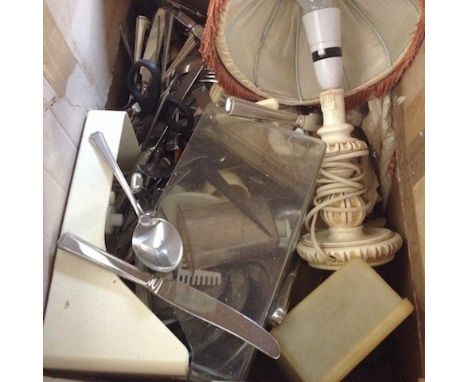 BOX INC CUTLERY, LAMP ETC     LFI