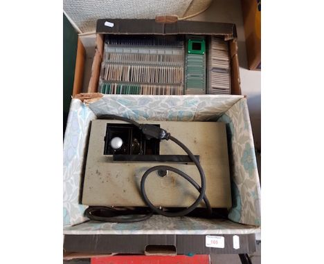 SLIDE PROJECTOR & SLIDES