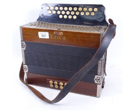 A Vintage Reiner Erica accordion, width 29cm 