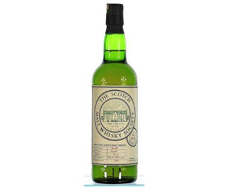 Scotch Malt Whisky Society, Glenglassaugh 16YO 1x70cl  Abv: 57.0%, distilled 1985, bottled 2001.  Cask Number: 21.21  Damaged