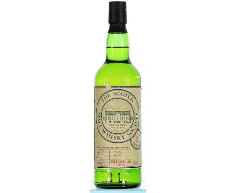 Scotch Malt Whisky Society, Auchentoshan 11YO 1x70cl  Abv. 60.0%, distilled 1992, bottled 2003.Cask Number: 5.13  Damaged lab