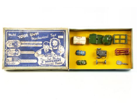 A River Series 'Make Your Own Mechanical Toys' Gift Set No.1, comprising Forward Control body, Esso tank, car carrier, two ca